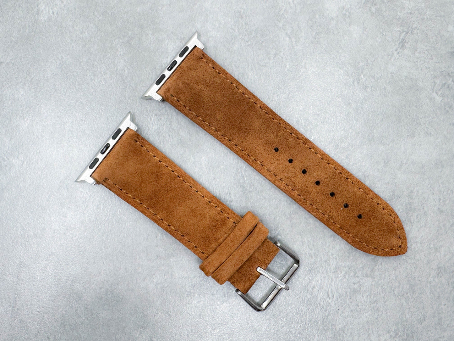 Boschi - Genuine brown Leather Apple watch bracelet, 42-45 mm, 38-41 mm Original Leather watch band, leather ban- Birthday gift